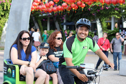 Guided Tour of Surfers Paradise on Pedicab