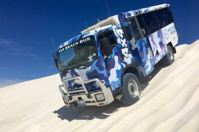 45 minute 4WD Sand Dunes & Sand-boarding Adventure at 10am