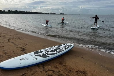 Stand Up Paddle Board Rental at Sandgate Beach