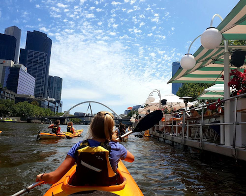 Memorable City Sights Kayak Tour over Yarra River