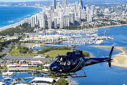 55 min Jet Boat Ride & Scenic Helicopter Flight on the Gold Coast