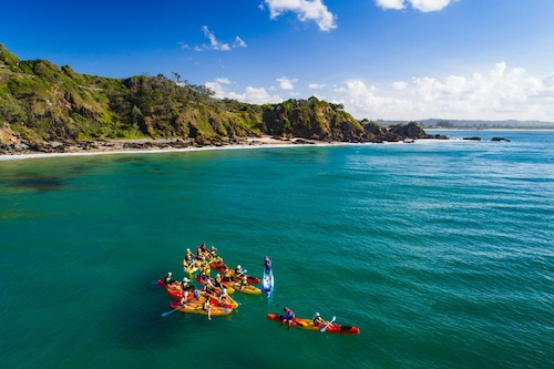 Dolphin Encounter and Kayak Tour in Byron Bay
