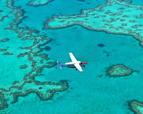 Fly and Cruise through the Whitsunday Islands