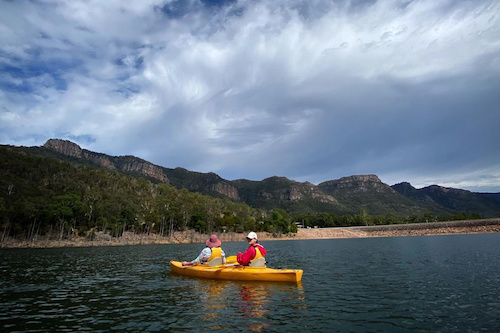 Canoeing in the Midst of Beautiful Scenery of Grampians