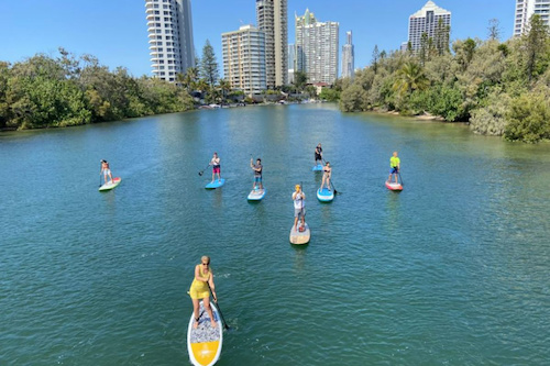 Stand Up Paddle Boarding Tour in Surfers Paradise
