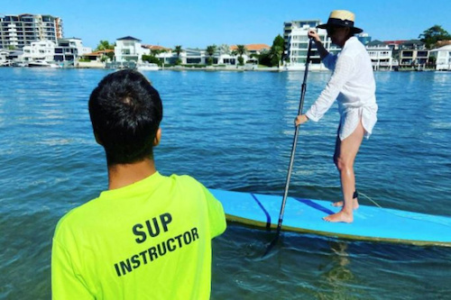 Stand Up Paddle Boarding Private Lesson in Surfers Paradise