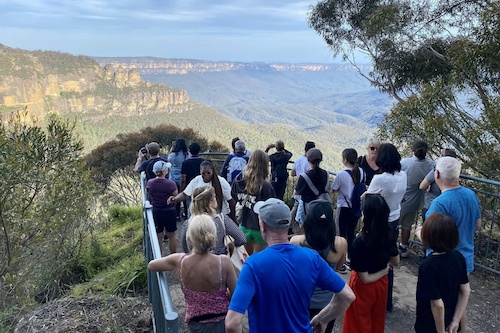 Visit the Blue Mountains at Sunset