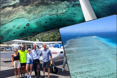 A Scenic Flight over the Great Barrier Reef from Cairns