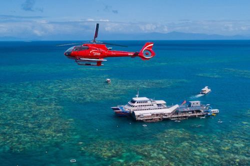 XC - Moore Reef & 10 minute scenic helicopter flight