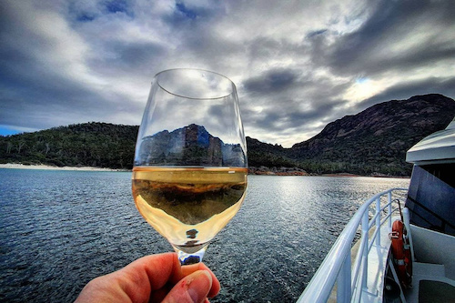 Wineglass Bay Cruise from the comfort of the adults only Sky Lounge