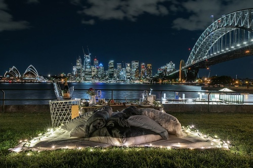 A Luxury Picnic with Gorgeous Kirribilli Views
