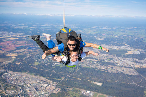 Tandem Skydive from 15,000 Feet Above Perth