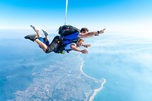 15,000-ft Tandem Skydive above Wollongong