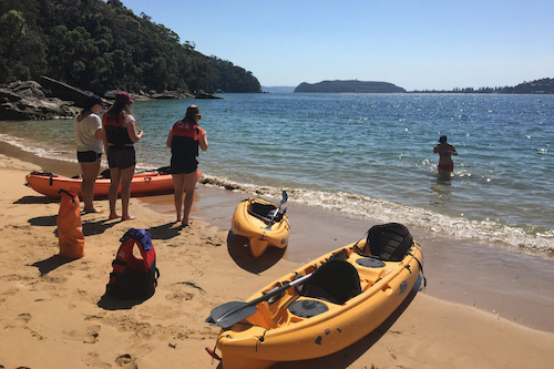 Rent a Double Kayak & Explore the Basin Campground