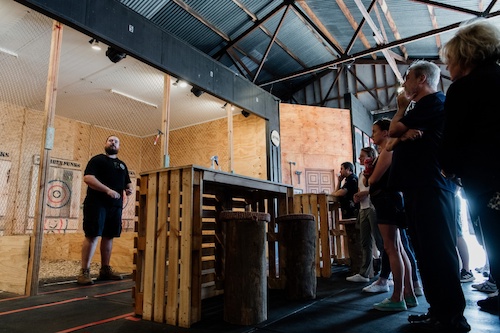 Axe Throwing Competition in the Gold Coast