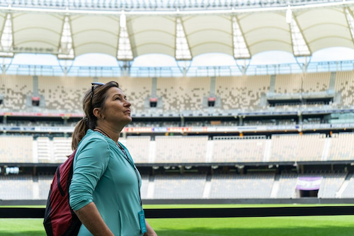The Optus Stadium Tour and City View Lunch 