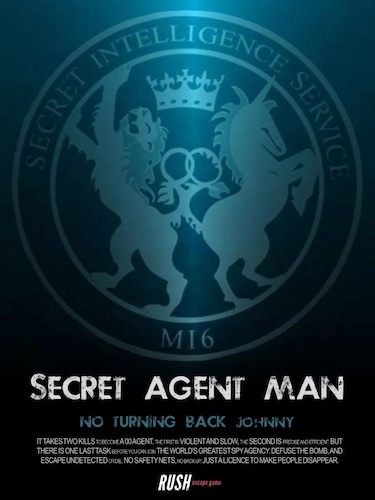 Secret Agent Man Escape Room at South Yarra