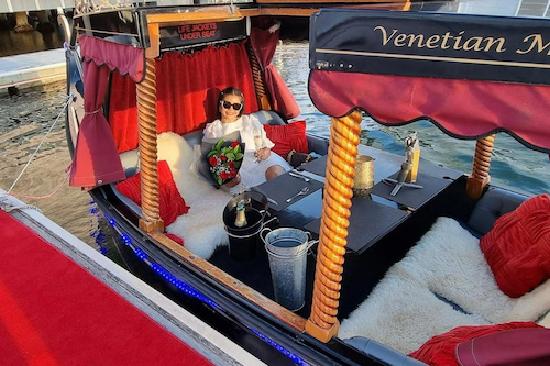 Wine & Dine Gondola Cruise for Two