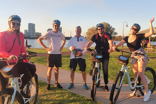 Bike Tour from South Perth Foreshore to Elizabeth Quay