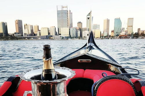 Swan River Gondola Cruise with Champagne & Roses