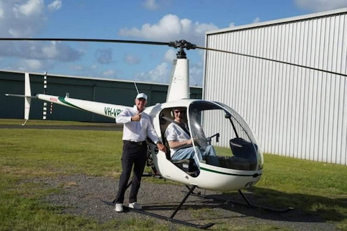 30 minute  Helicopter Trial Lesson Brisbane includes Cap