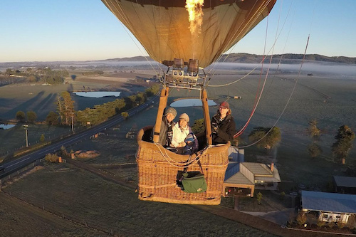 Hot Air Balloon Flight over Geelong