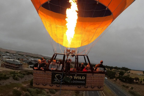 Hot Air Balloon Flight over Geelong with Breakfast