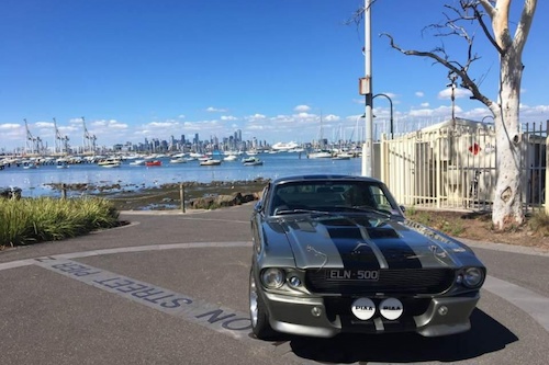 Beachside Ride in a Shelby Mustang GT500