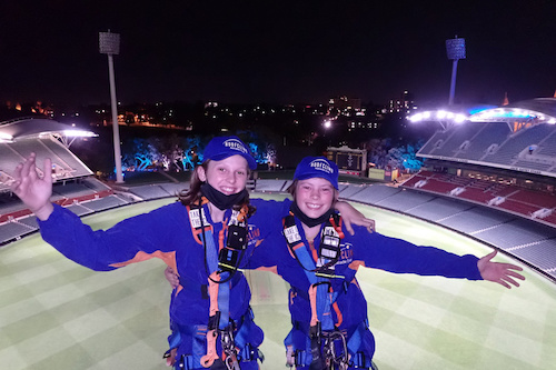 Adelaide Oval Rooftop Night Climb