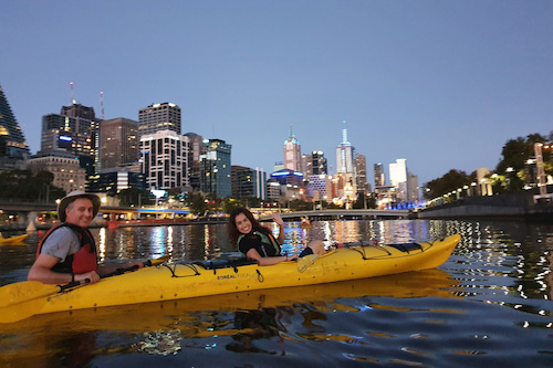 Twilight Kayak Tour of Melbourne City