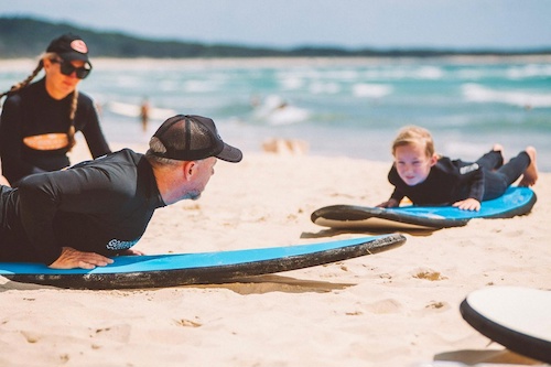 Private Surfing Lesson At Anglesea