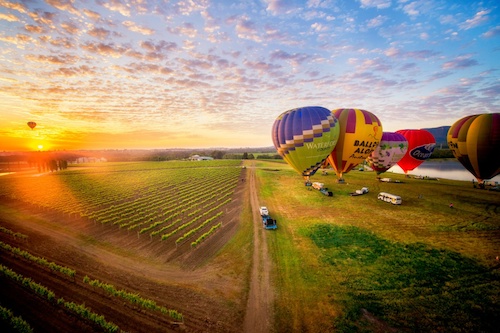 Balloon Flight Above Hunter Valley (Weekday)
