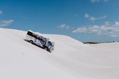 45 min 4WD Sand Dunes & Sand Boarding Adventure at 1pm