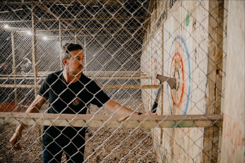 Axe Throwing Competition in Sydney