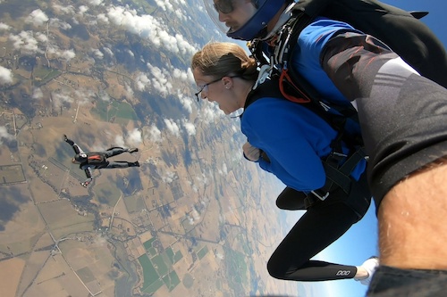 12,000ft Skydive over Normanville Beach