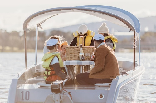 Drive Your Own Electric Picnic Boat (2 hours) - Canberra