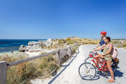 Experience Rottnest with Bike Hire from Fremantle B Shed - Return