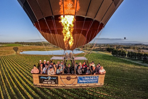 Hot Air Balloon with Gourmet Champagne Breakfast at Hunter Valley