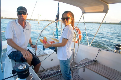 2 Hour Private Sailing Experience on the Gold Coast Broadwater for Two