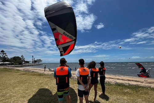 WingFoil, KiteFoil, and WindFoil Rental at Sandgate Beach