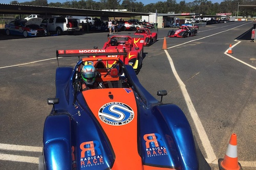 Hot Laps in a Radical Sports Car at Lakeside