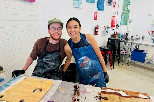  Alcohol Ink Workshop with Bubbles and Bites