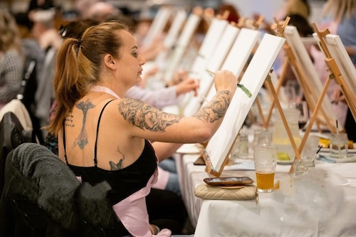 Paint & Sip at Burleigh Heads - Saturday Night