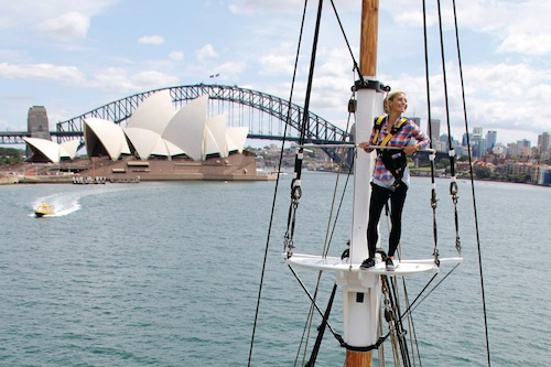 Australia Day Tall Ships Race aboard Southern Swan