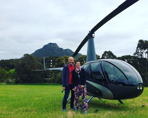 Royal Mail Helicopter Lunch and Grampians Scenic Flight Experience