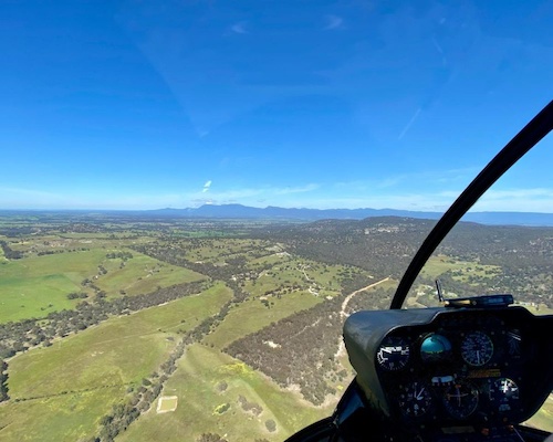 Scenic Helicopter Flight Over Back Range Reserve