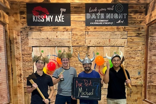 Axe Throwing & Augmented Reality Darts Experience at Alexandria