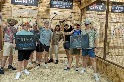 Axe Throwing for Large Groups at Blacktown